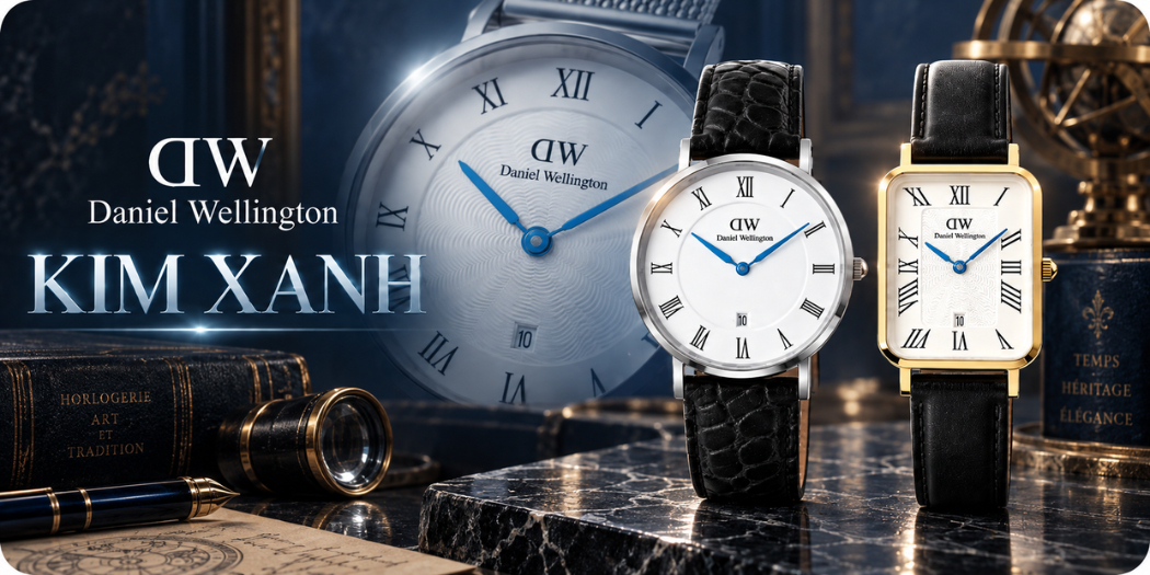 Đồng hồ DW Daniel Wellington kim xanh chính hãng