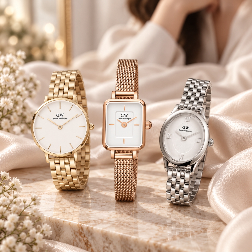 Các mẫu Daniel Wellington DW00100845, DW00100578, DW00100836 phân khúc giá 5 triệu đồng