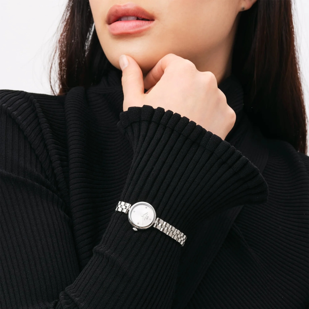 Daniel Wellington DW00100716 - Dây đeo dạng mắt xích bạc