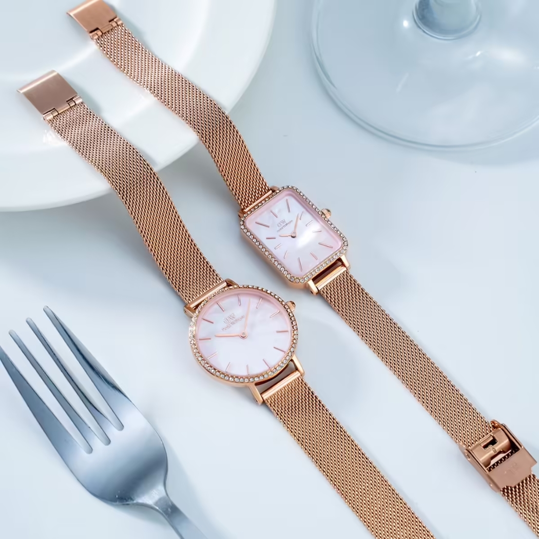 Kiểu dây Dây lưới thép trên mẫu Daniel Wellington Petite DW00100663 