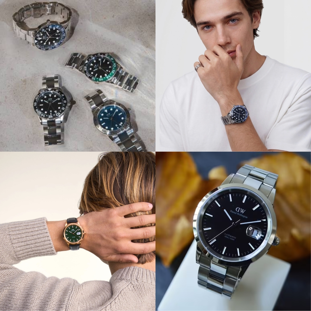 Đồng hồ Iconic GMT và Iconic Automatic từ trên xuống