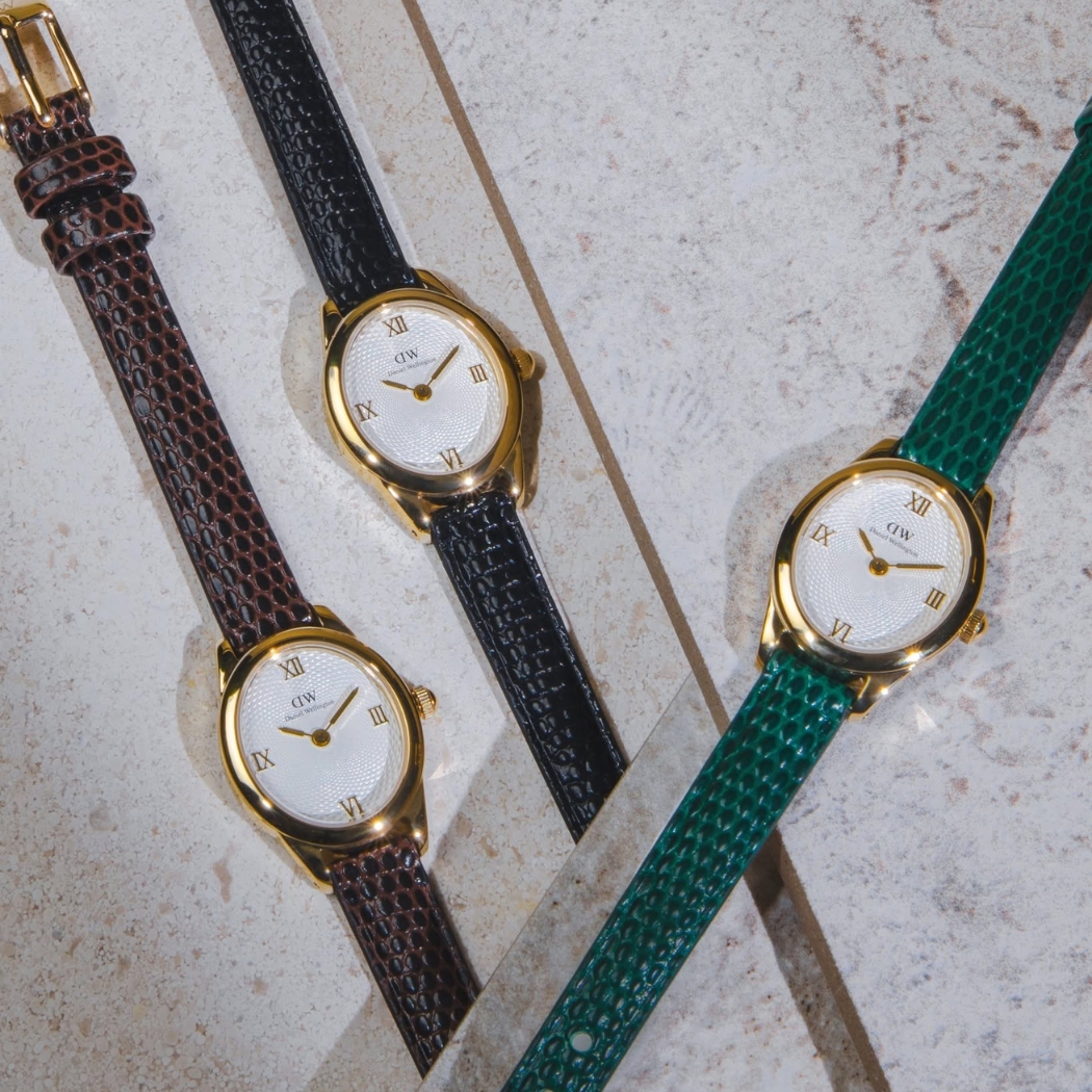 Dây đeo đồng hồ Daniel Wellington dập vân thằn lằn