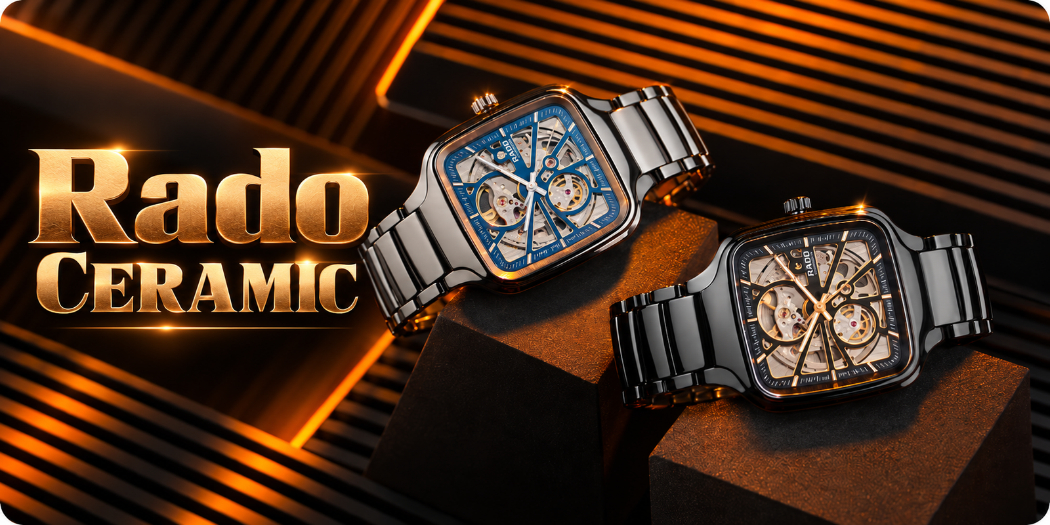 Đồng hồ Rado Ceramic chính hãng Thụy Sỹ, mẫu mới
