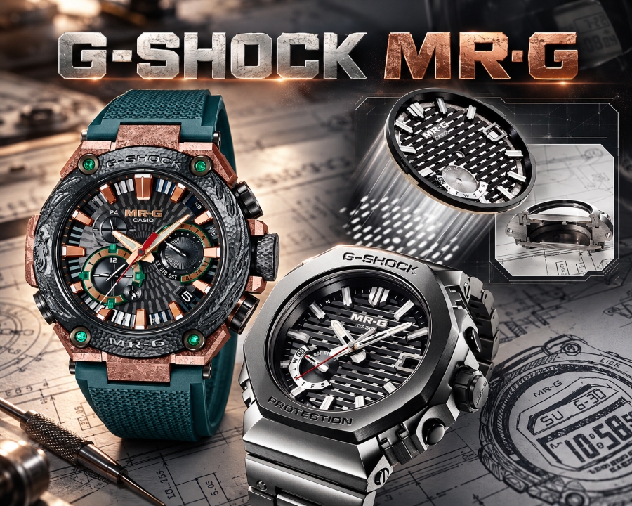Đồng hồ G-Shock MR-G: Titanium, kỹ nghệ và bản sắc G-Shock