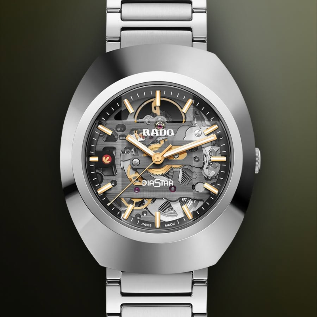 Thiết kế lộ cơ bộ máy toàn bộ của đồng hồ Rado Automatic Skeleton