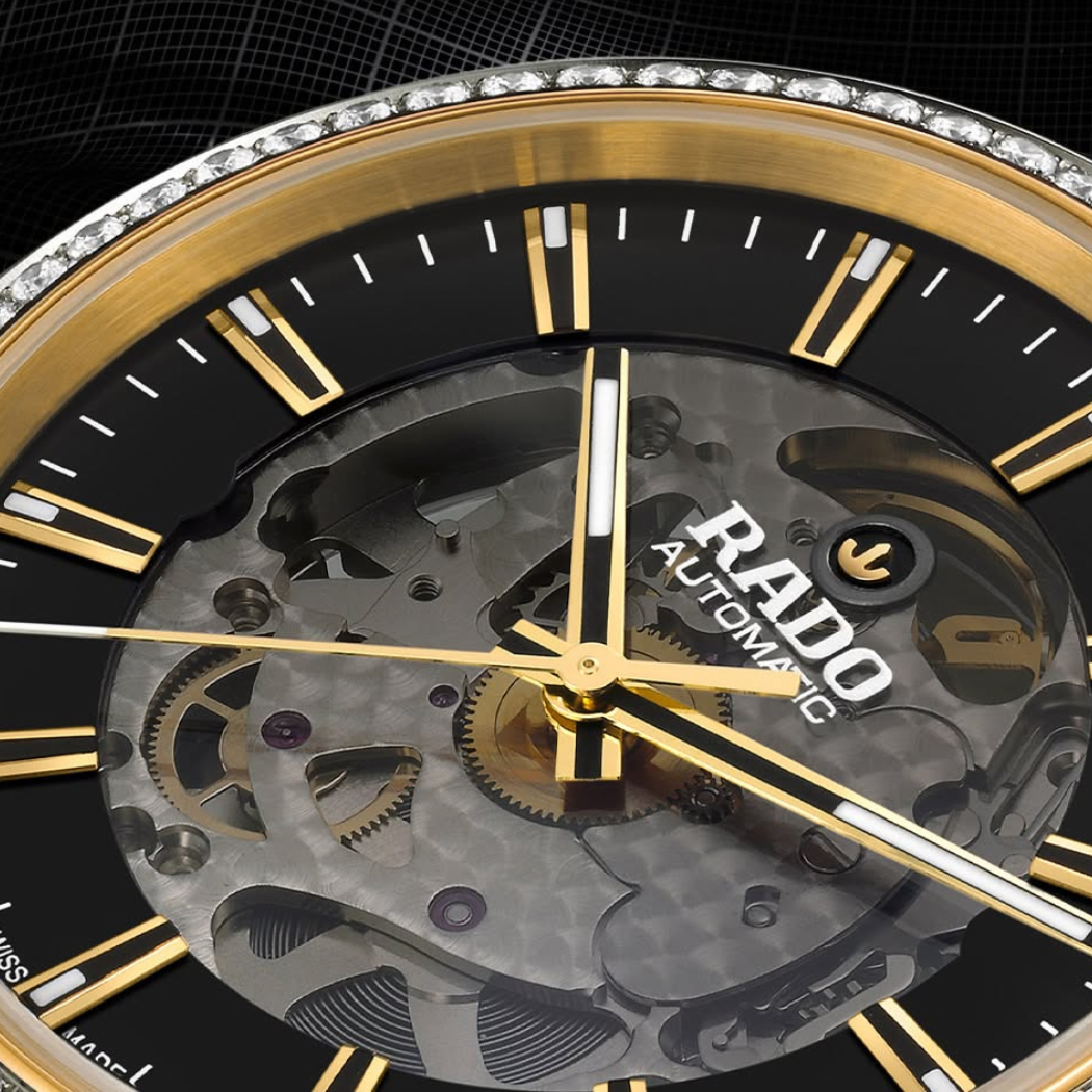 Bộ máy cơ học chuyển động bên trong đồng hồ cơ Rado