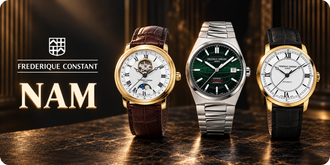 Đồng hồ Frederique Constant Geneve FC nam chính hãng 100%