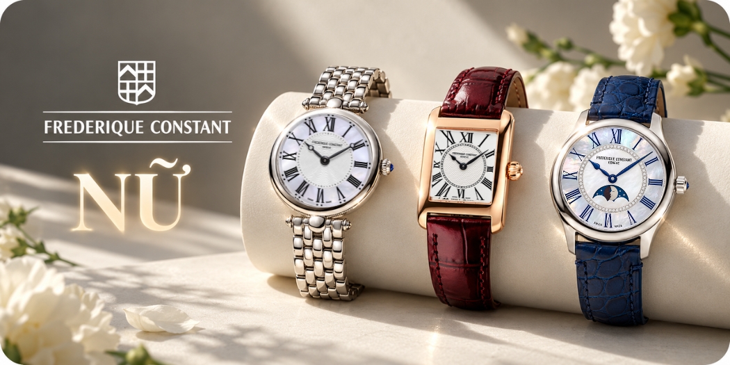 Đồng hồ Frederique Constant Geneve FC nữ chính hãng 100%