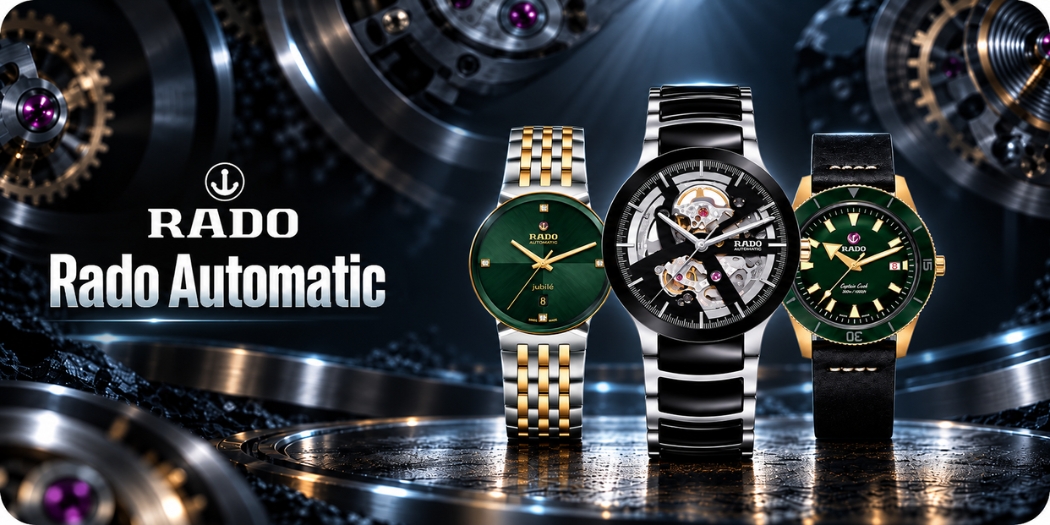 Đồng hồ Rado vàng chính hãng 100%