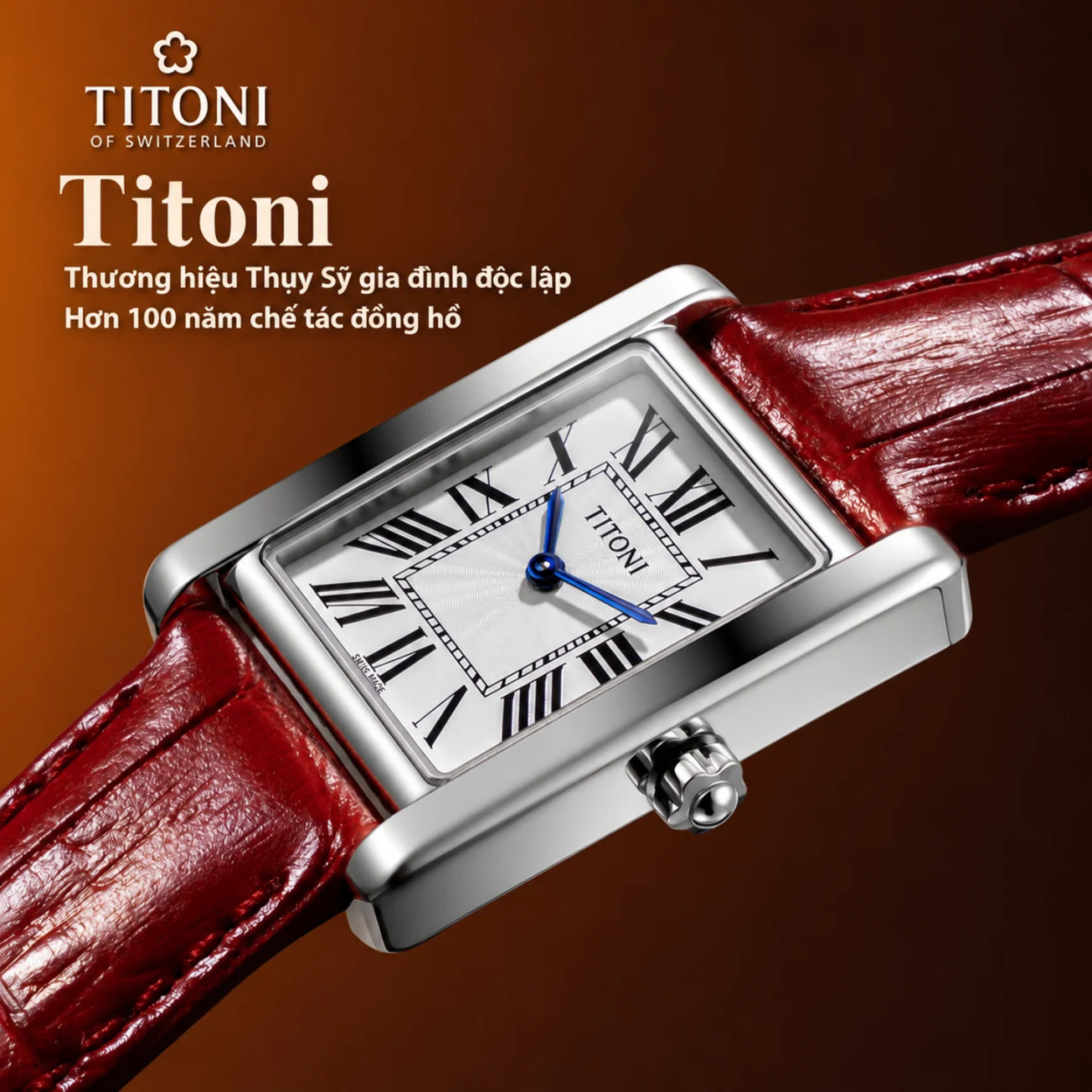 Bộ sưu tập Titoni Mademoiselle mặt vuông