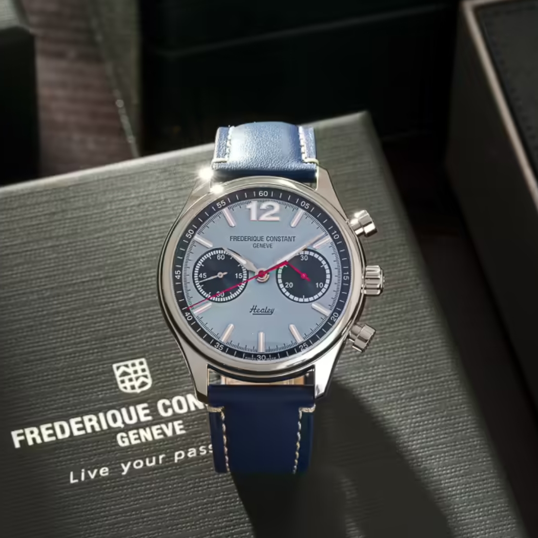 Mẫu Frederique Constant Classics Vintage Rally Healey Chronograph Automatic FC-397HLBN5B6