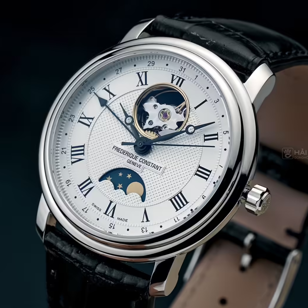 Đồng hồ lộ cơ trên Frederique Constant 