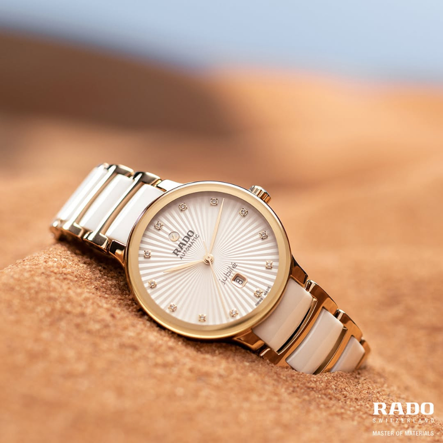 Thiết kế đồng hồ Rado Jubilé dây đá Ceramic công nghệ cao