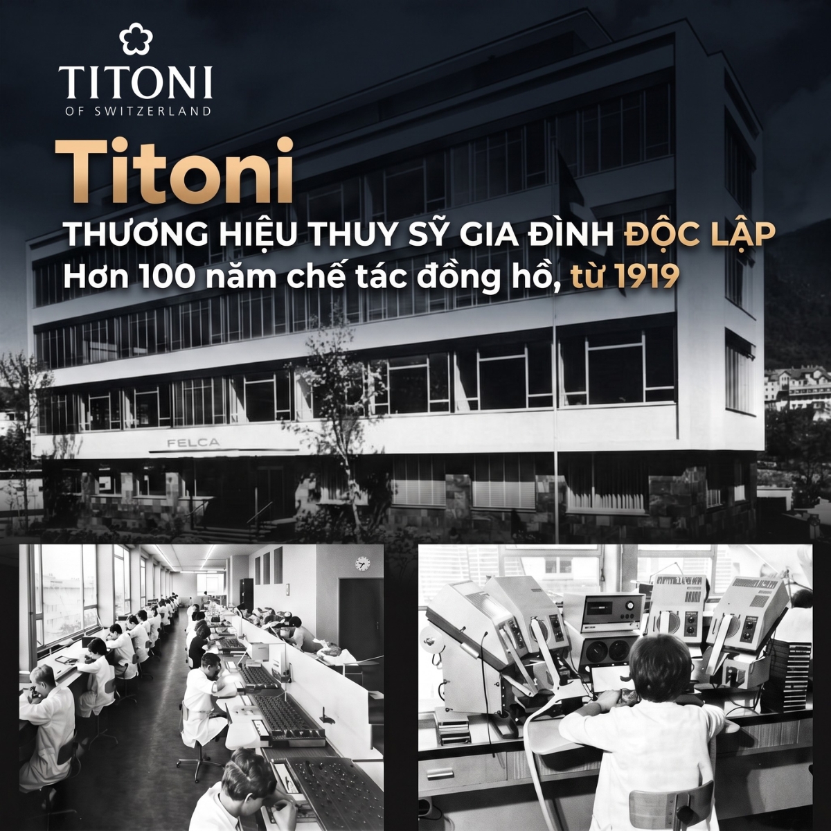 Titoni - Thương hiệu đồng hồ Thụy Sỹ lâu đời từ năm 1919