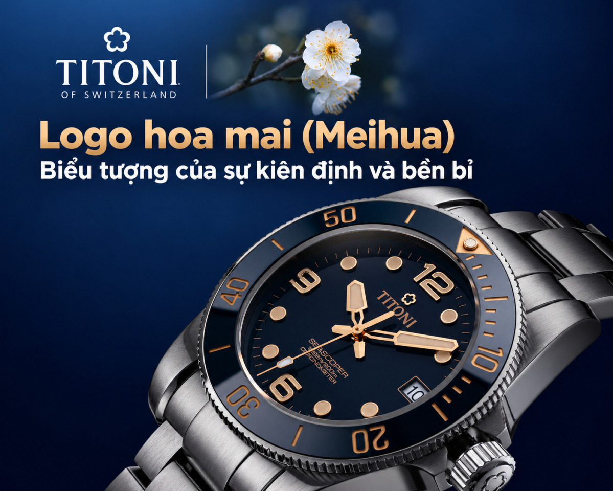 Sự thật thú vị về logo Titoni: Hoa mai - biểu tượng của sự kiên định và bền bỉ