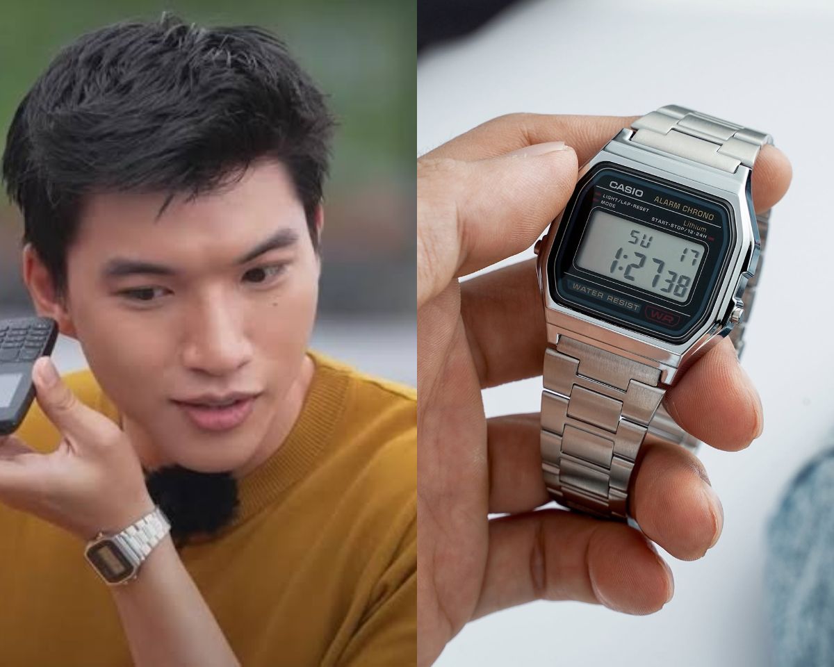 Nam ca sĩ Hiếu Thứ Hai đeo Casio A158