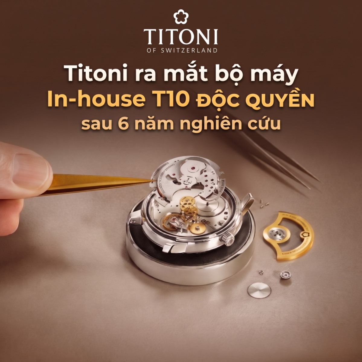 Titoni ra mắt bộ máy In-house độc quyền