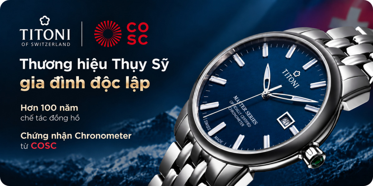 Titoni Master Series - Đồng hồ Thụy Sỹ đạt chứng nhận Chronometer từ COSC